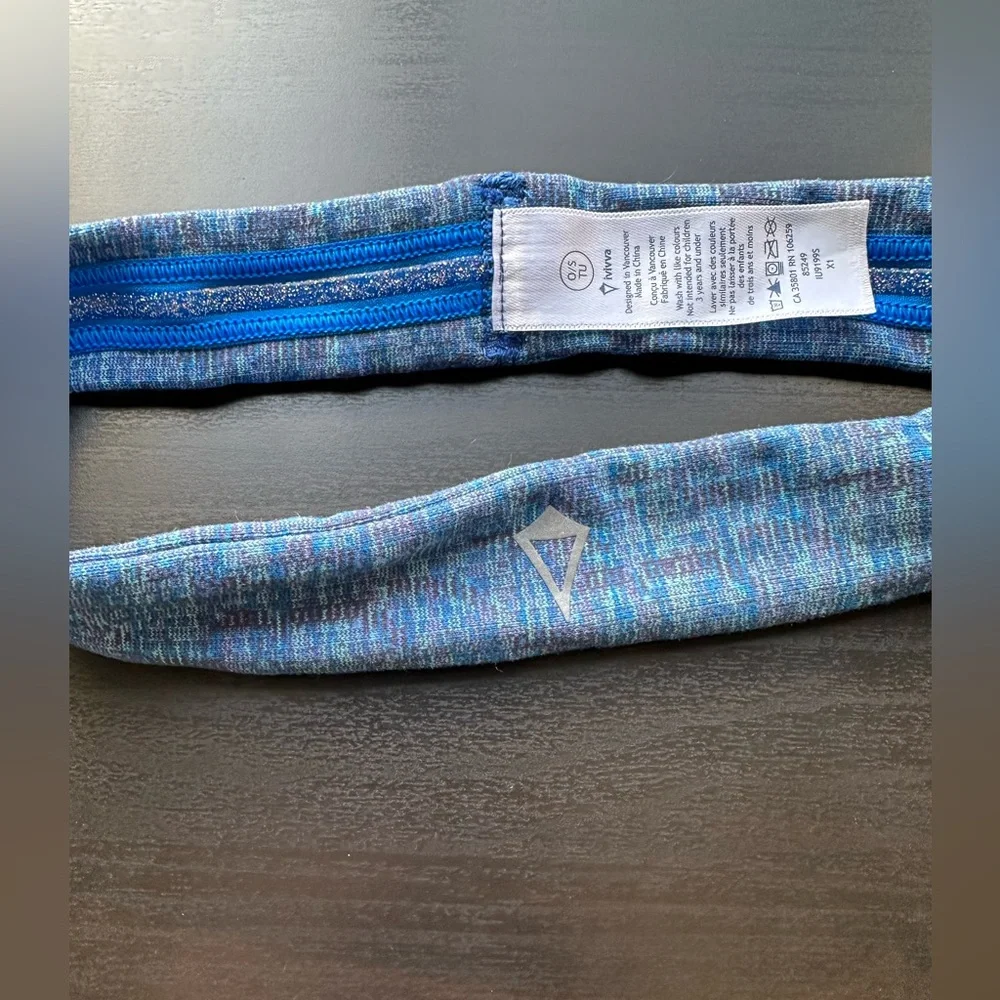 Ivivva by Lululemon Athletica Girls Light Blue Athletic Non-Slip Headband